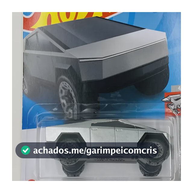 Hot Wheels Tesla Cybertruck Zamac 2024q Série De Metal 1 R