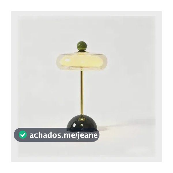 Luminária De Mesa Design Retrô Led Decoração Ambiente 5v|   5v