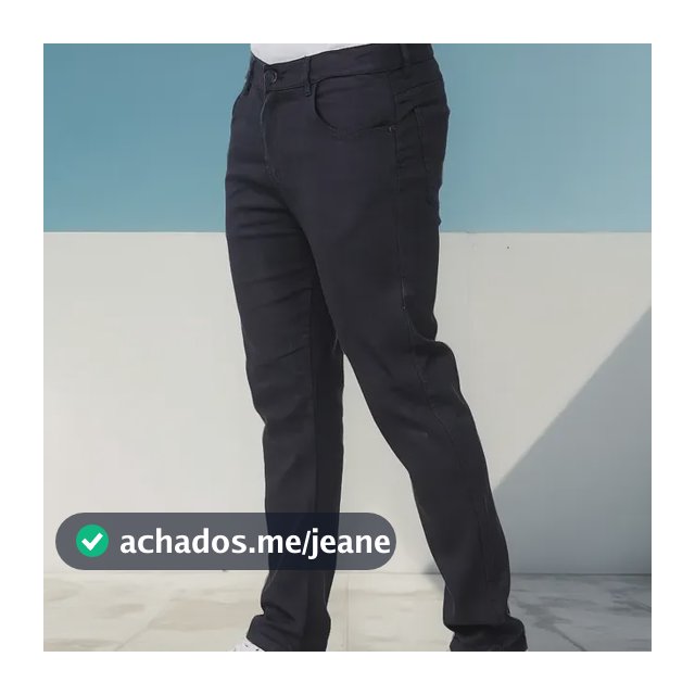 Calça Preta Jeans Masculina Lycra  Premium