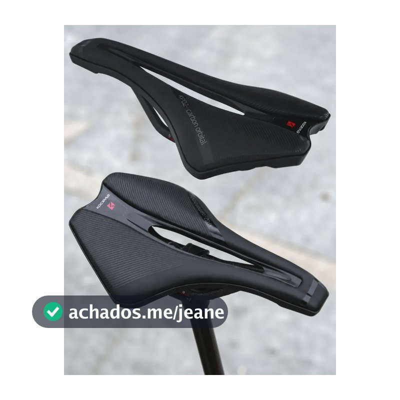 Selim Kocevlo Carbono Mtb Speed Gravel 143mm Ultraleve 120g Preto 24.5 Cm 14.3 Cm