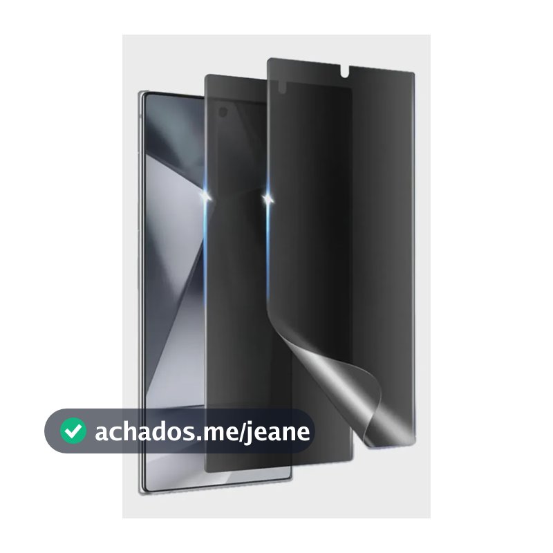 2x Película Cerâmica Fosca Privacidade Anti Spy Para Samsung S23