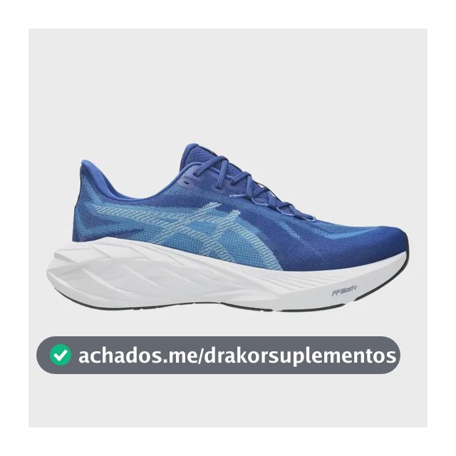Tênis De Corrida Masculino Asics Dynablast 6 Se Original Azul/branco Liso 42