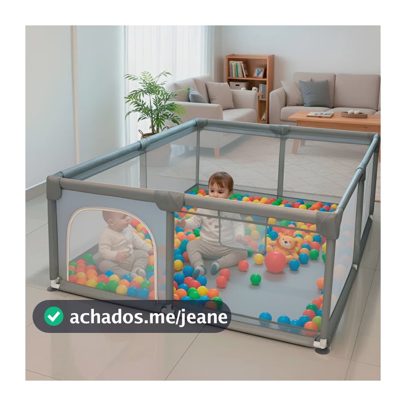 Cercadinho Para Bebê Infantil Chiqueirinho Grande 180x150x60