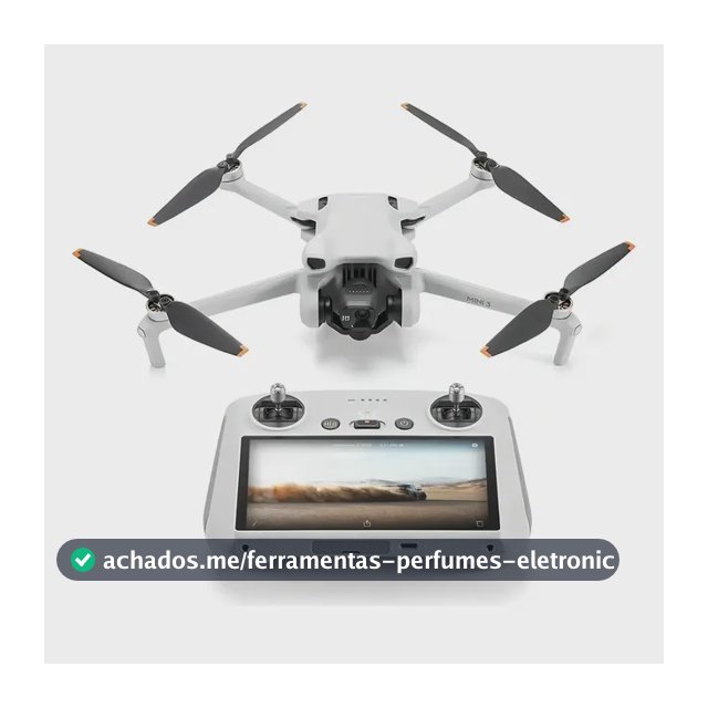 Drone DJI mini 3 RC (COM TELA) Camera 4K