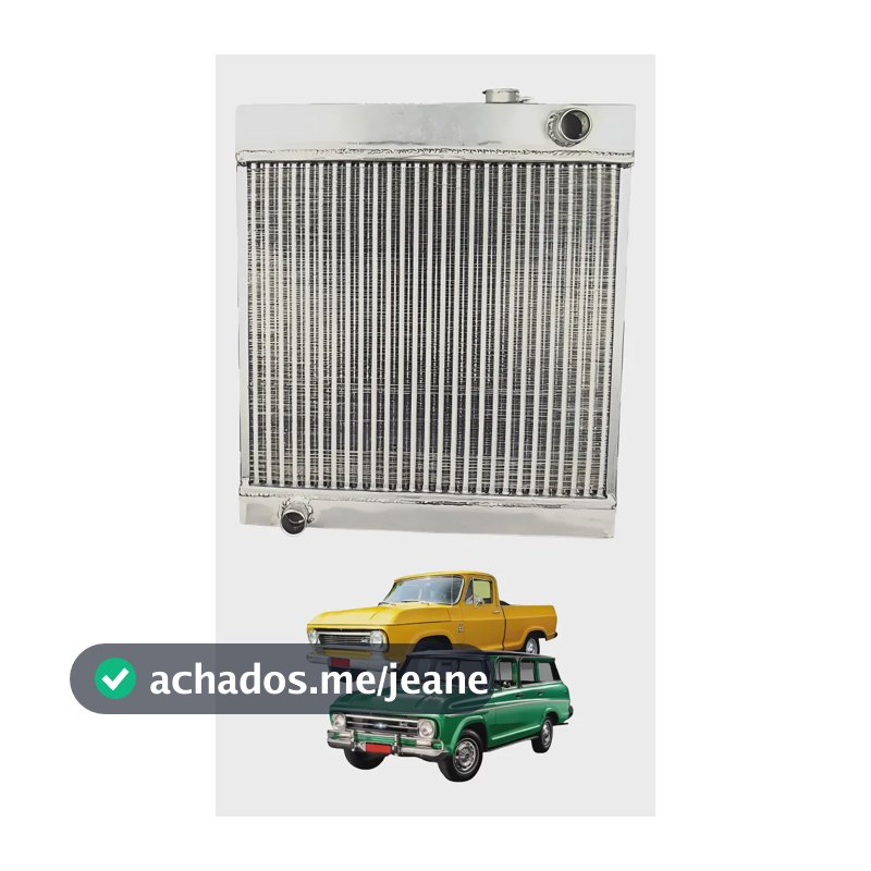 Radiador D10 Completo Alumínio Acompanha Tampa