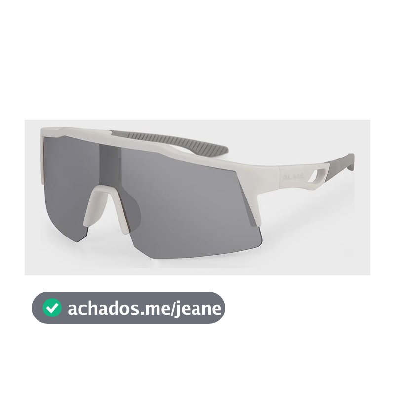 Óculos De Sol Esportivo Uv400 Maiorca Prata Alma Genius