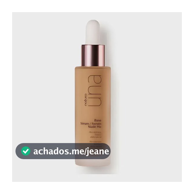Base Sérum Nude Me Natura Una 30ml