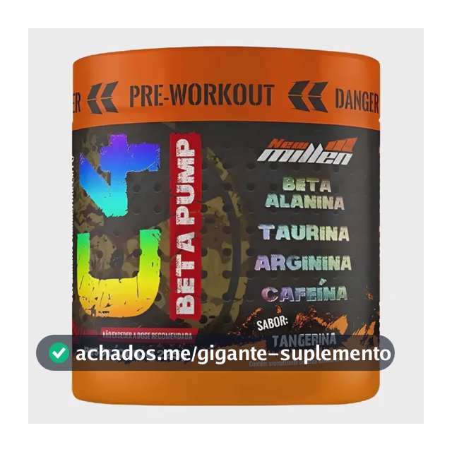 Pré Treino C4 Beta Pump 225g New Millen Eleito 4x Melhor Br