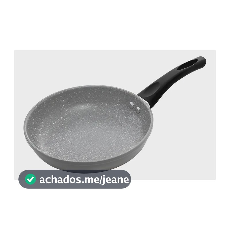 Frigideira de Indução em Alumínio com Revestimento Cerâmico Granilite Cinza 20cm - Lyor