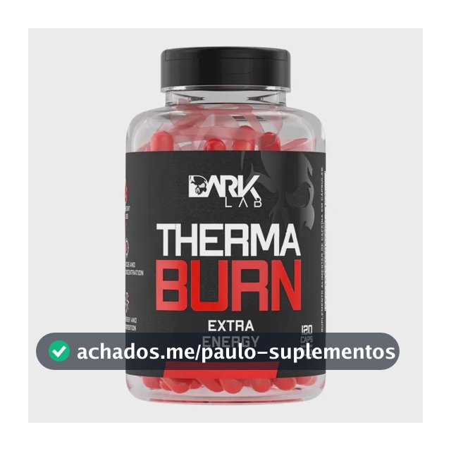 Termogênico Therma Burn 210mg De Cafeína 120 Caps Dark Lab Sabor Sem sabor