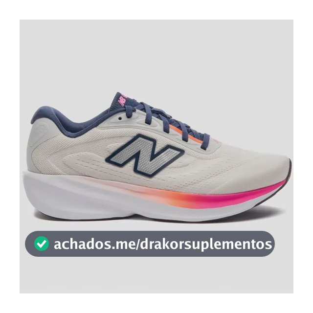 Tênis New Balance Feminino Fresh Foam 680v9 Esportivo Treino Bege Claro/laranja Neon Mesh Respirável 37