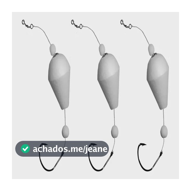 Kit 03 Boias Para Pesca C/ Pão De Superfície