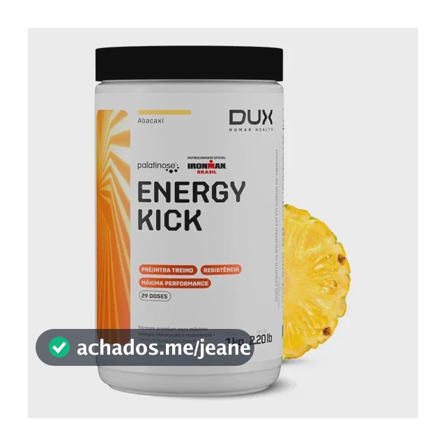 Dux Human Health Energy Kick Caffeine 1000g Abacaxi