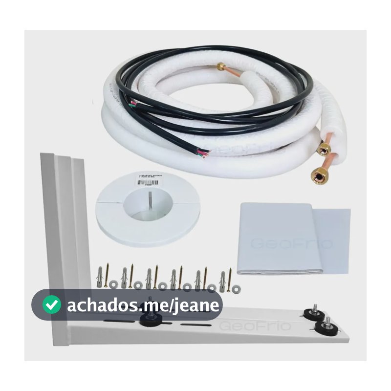 Kit Instalação Ar Condicionado Split 3 Metros 7 A 12000 Btus