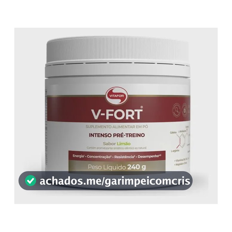 V-fort Limão 240g Vitafor - Limão