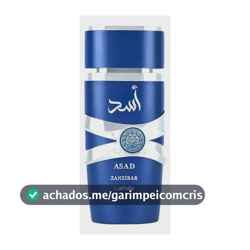 Perfume Original Árabe Asad Zanzibar limited Lattafa