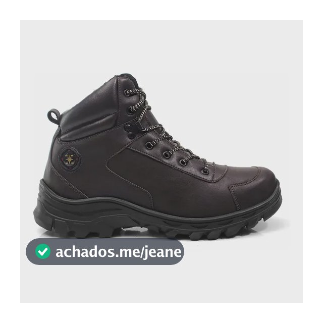 Bota Coturno Masculina Adventure Engenheiro Macia Segurança