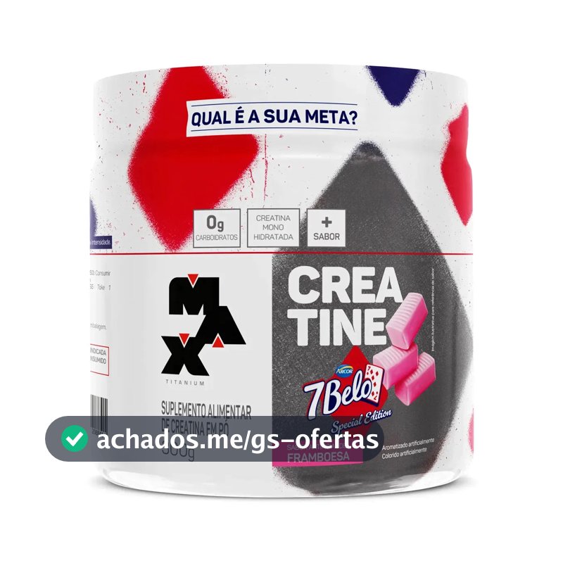 Creatina Max Titanium 7 Belo em pó x 300g