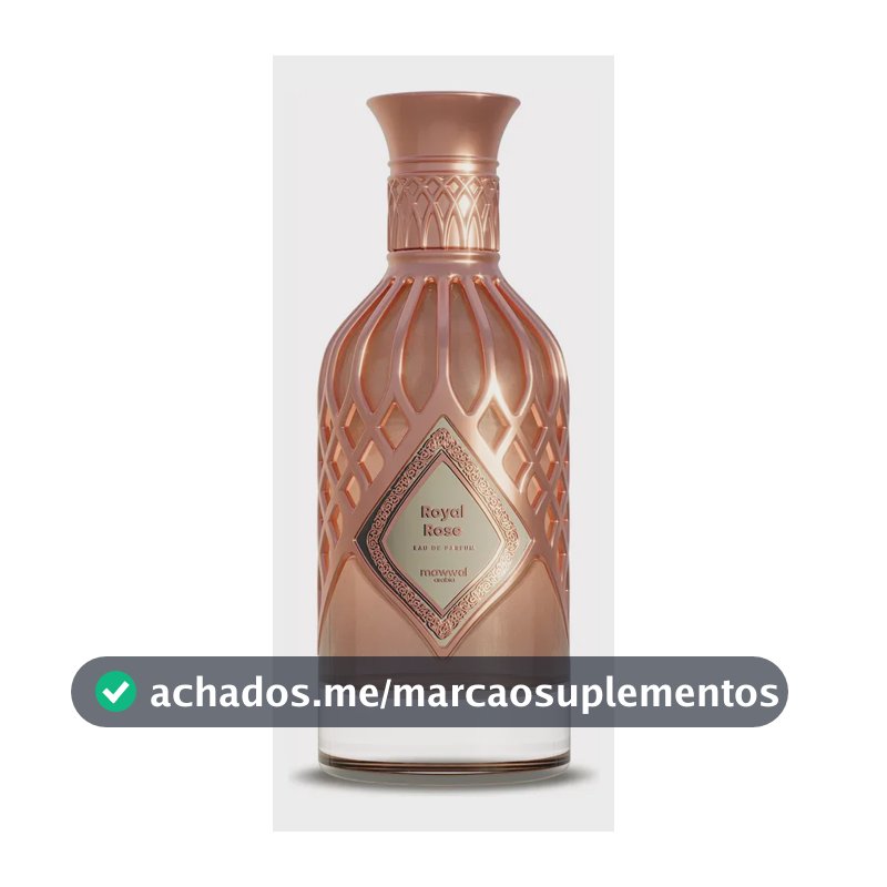 Perfume Árabe Mawwal Royal Rose 100ml Edp Unissex