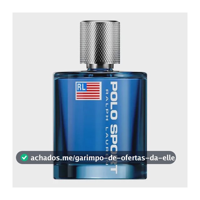 Perfume Masculino Aromático Cítrico Fresco e Energizante, Eau de Toilette Polo Sport Ralph Lauren 100ml