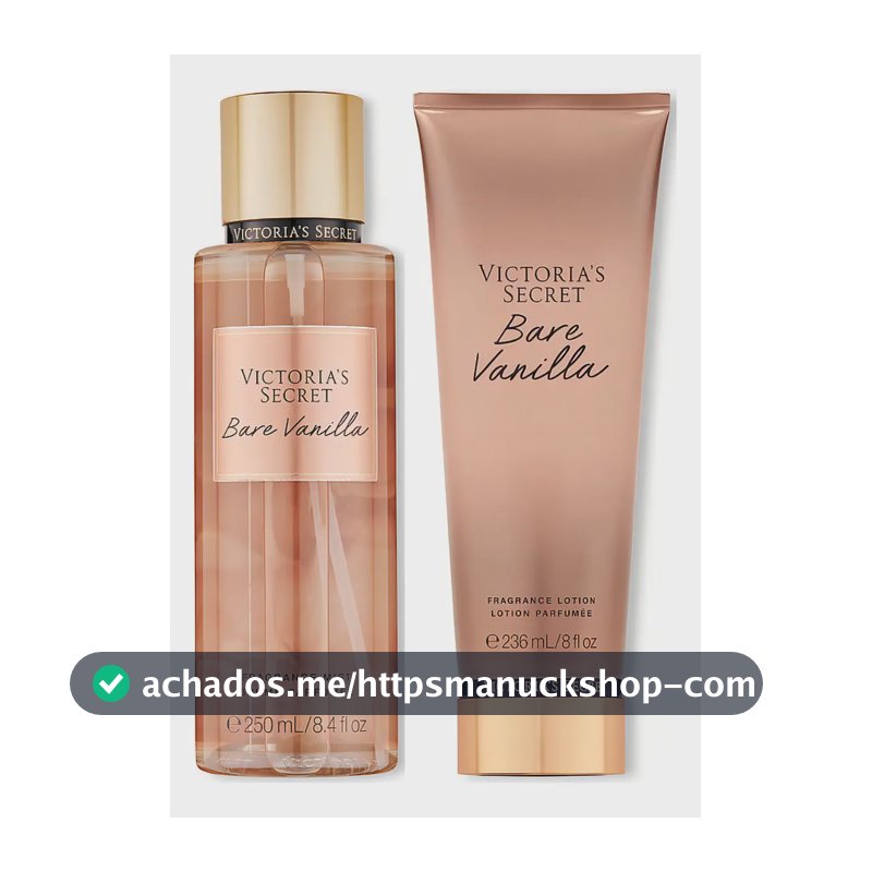 Kit Bare Vanilla Body Splash + Body Lotion Victoria's Secret Fragrância Baunilha