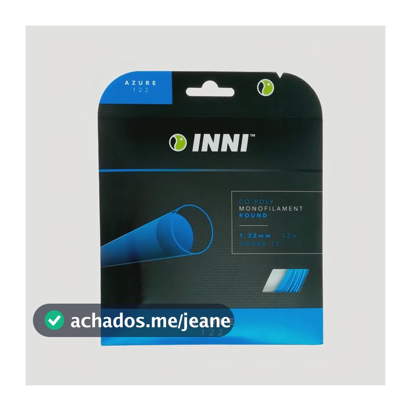 Corda Inni Azure 17L 1.22mm Azul Poliéster Conforto e Controle