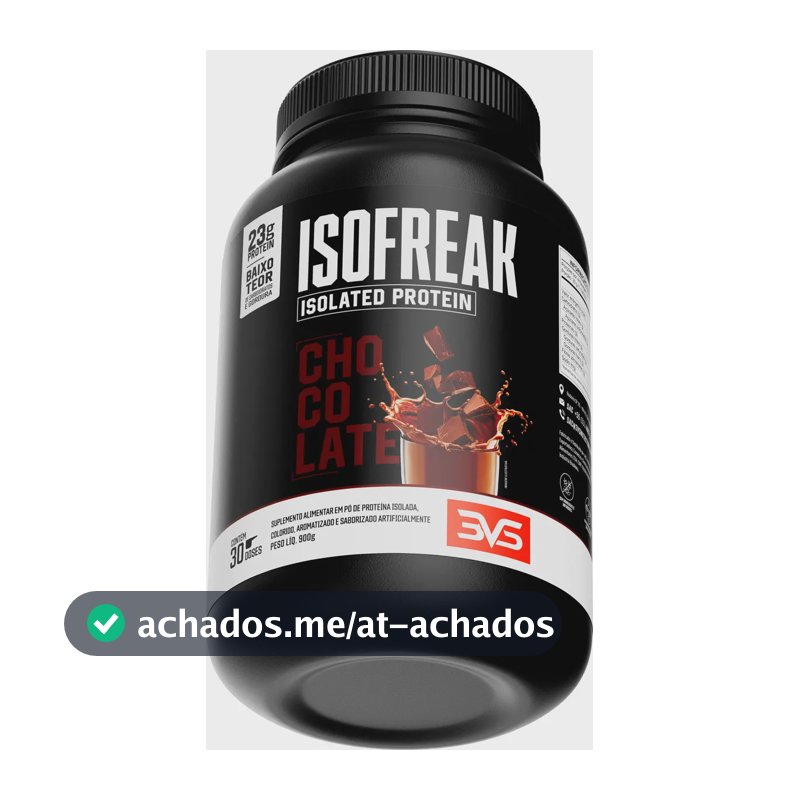 Whey Isolado Isofreak 900g Sabor: Chocolate - Fórmula Avançada Com 23g De Proteína Por Dose