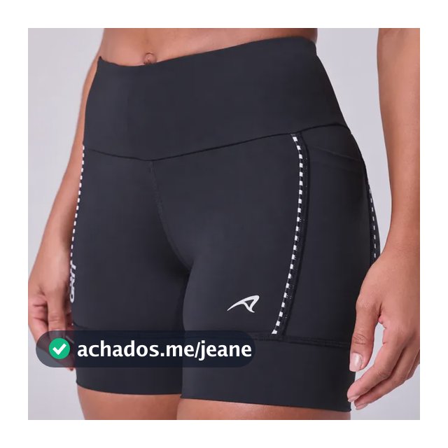 Bermuda Authen Grit 3 Bolsos 15 Cm Alta Compressão!