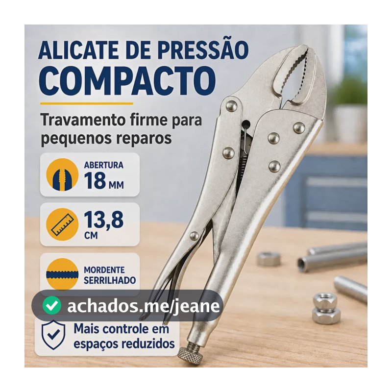 Mini Alicate Pressão Pequeno 5 Pol Profissional