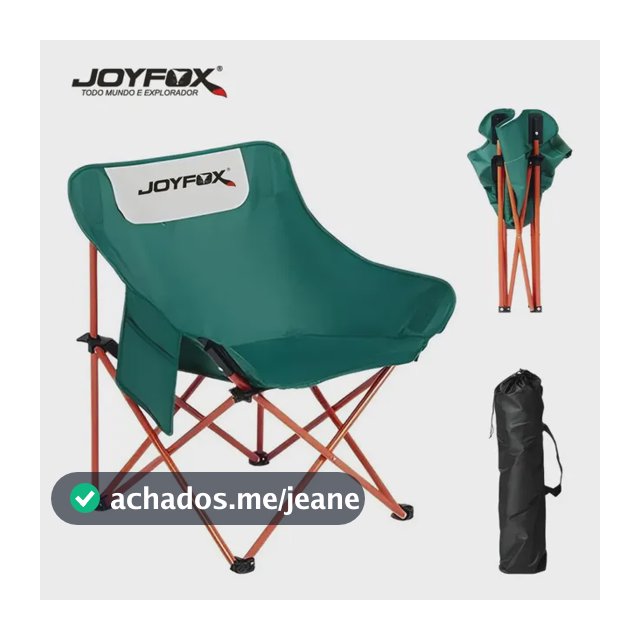 Cadeira De Camping Joyfox Estilo Lua Acolchoada Reforçada - Conforto Premium Portátil