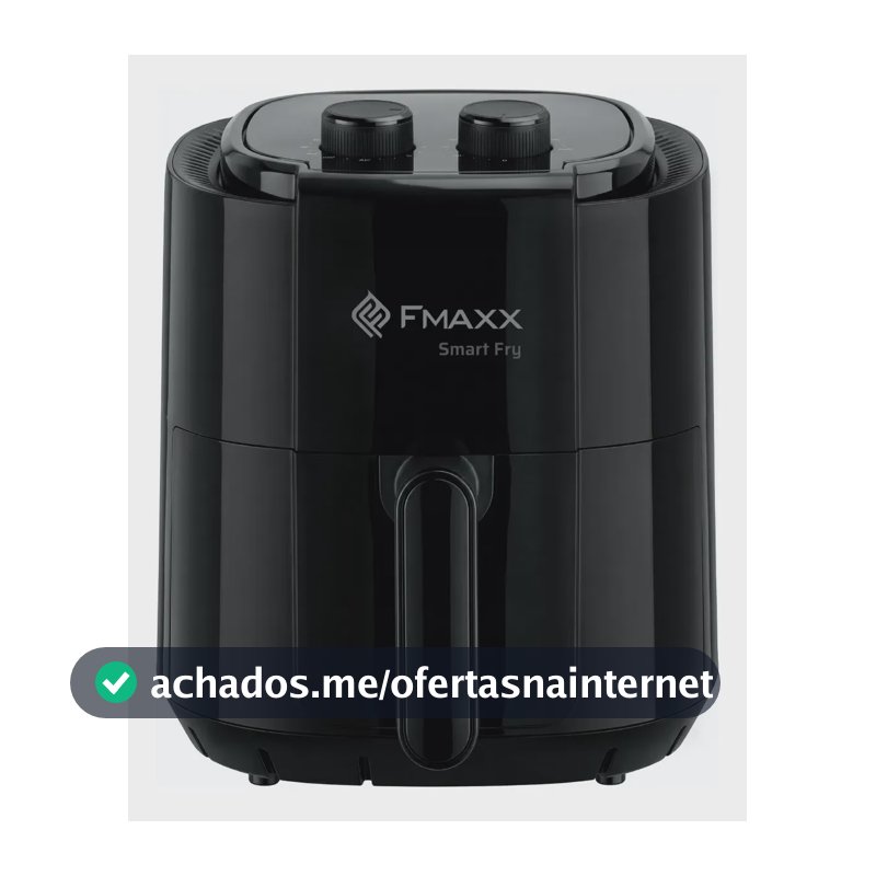 Fritadeira Air Fryer Fmaxx Smart Fry 3,5 Litros Preto Preto 127v