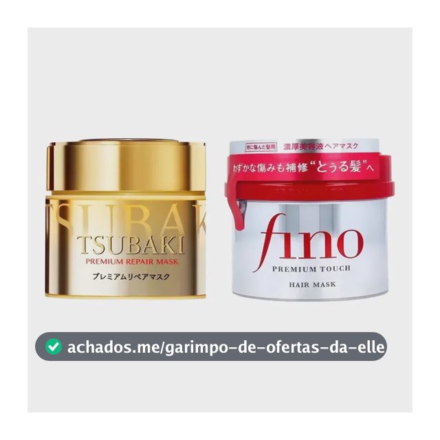 Kit Mascara Fino + Tsubaki Importados Originais Envio Com