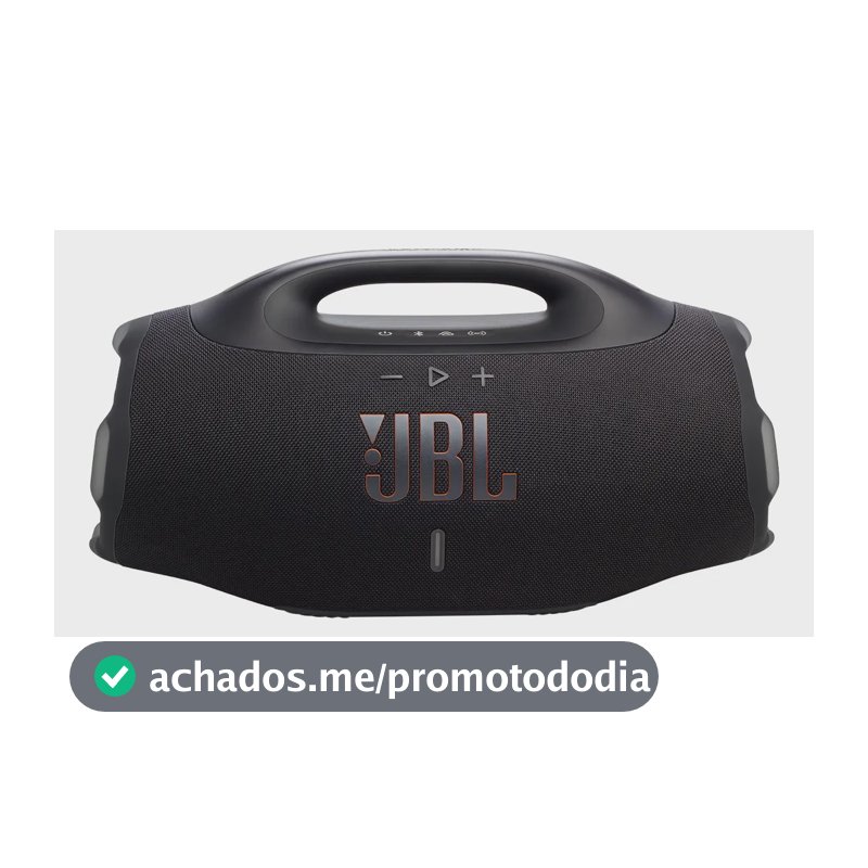 Caixa De Som Bluetooth Jbl Boombox 4 Preta Preto 127/220v