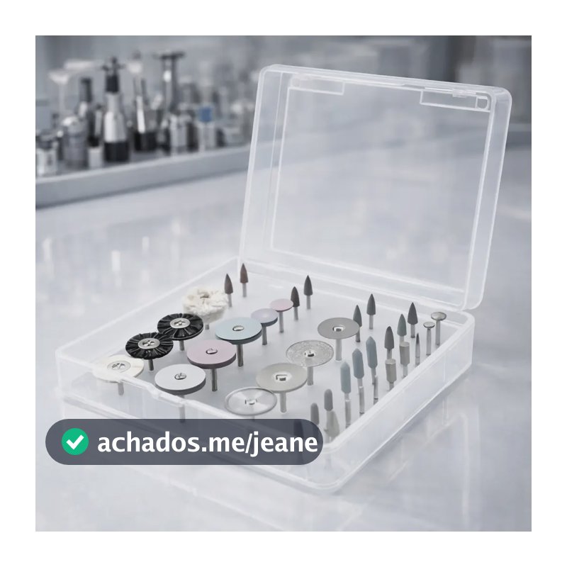 Kit 35 Peças Polimento Odontológico Protético Facetas Lentes