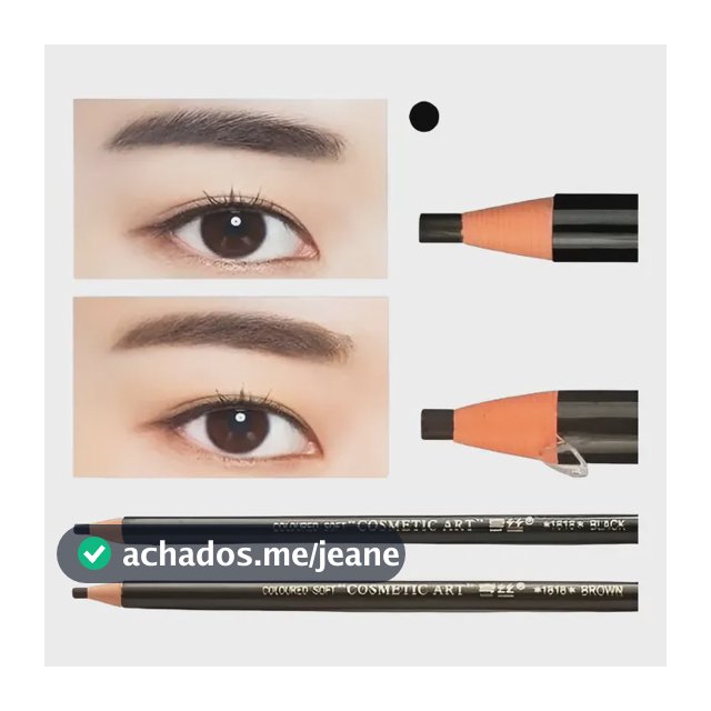 Kit 2 Lápis P/ Sobrancelhas Dermatográfico Micropigmentação