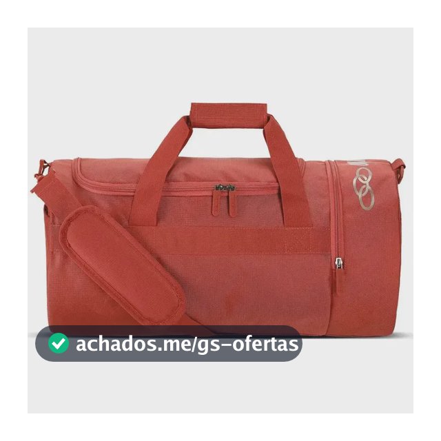 Bolsa Olympikus Gym Bag Vermelha com Compartimento para Tênis