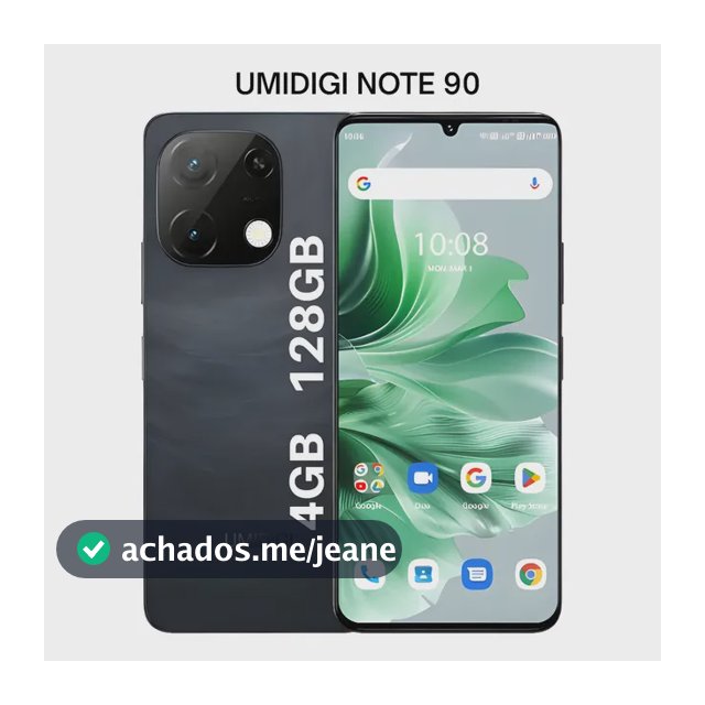 Celular Umidigi Note90 128gb 4gb Ram Cores Dual Sim Elegante