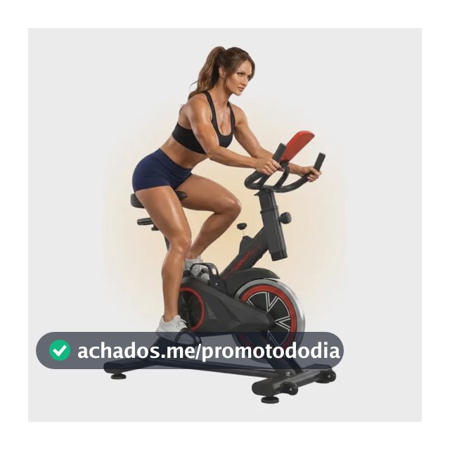 Bicicleta Ergométrica Spinning Cardio E Musculação Preto E Vermelho Nao Se Aplica