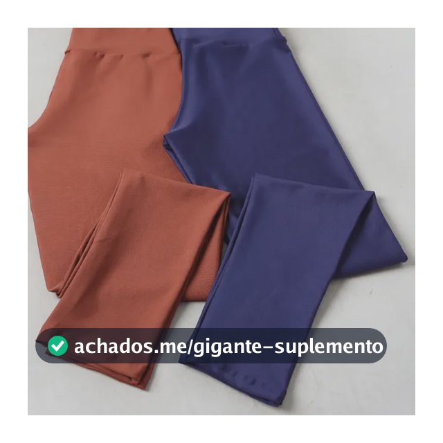 Kit 2 Legging Grossa Feminina Cintura Alta Fitness Academia