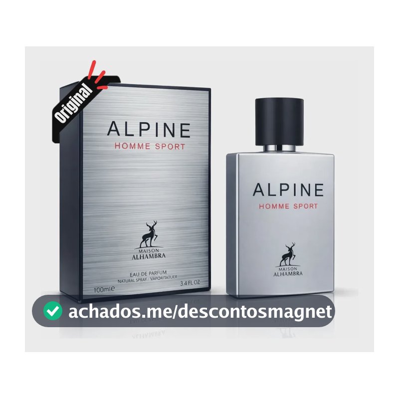 Perfume Árabe Alpine Homme Sport Maison Alhambra 100ml Edp Lipx