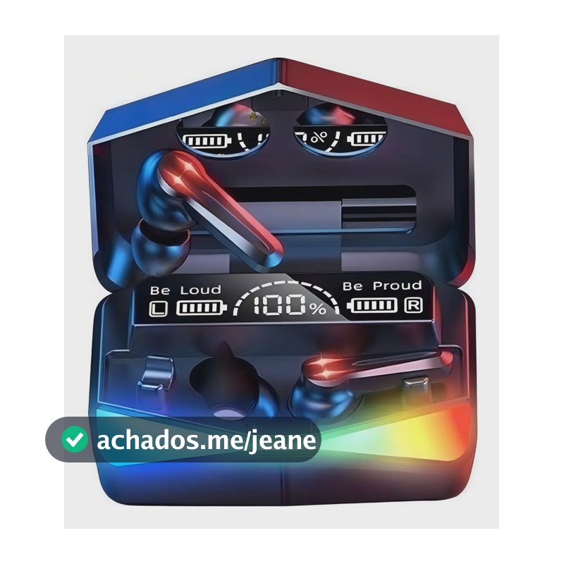 Fones De Ouvido Sem Fio Gamer Tws M28 Touch Bluetooth 5.3 Hd Cor Preto