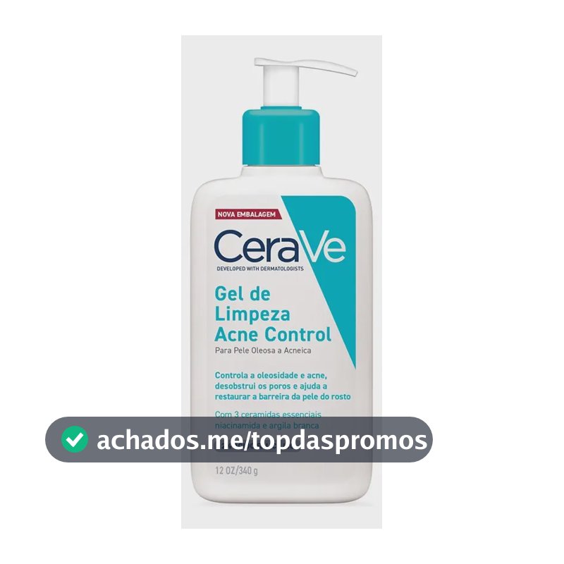Gel De Limpeza Acne Control Para Pele Oleosa 340g Cerave