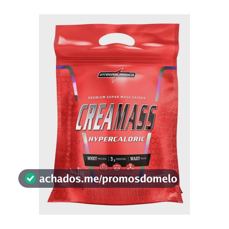 Hipercalórico/Proteína Creamass Hipercalórico Pouch 3kg Integralmedica sabor Chocolate x 3kg