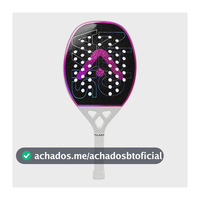 Raquete Beach Tennis Skagen 3k Carbon Branca Rosa Alma Geniu