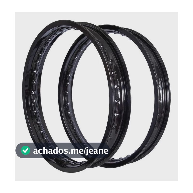 Par Aro Preto Aço 18x1.60 18x1.85 Cg Titan 125 150 Ybr Start