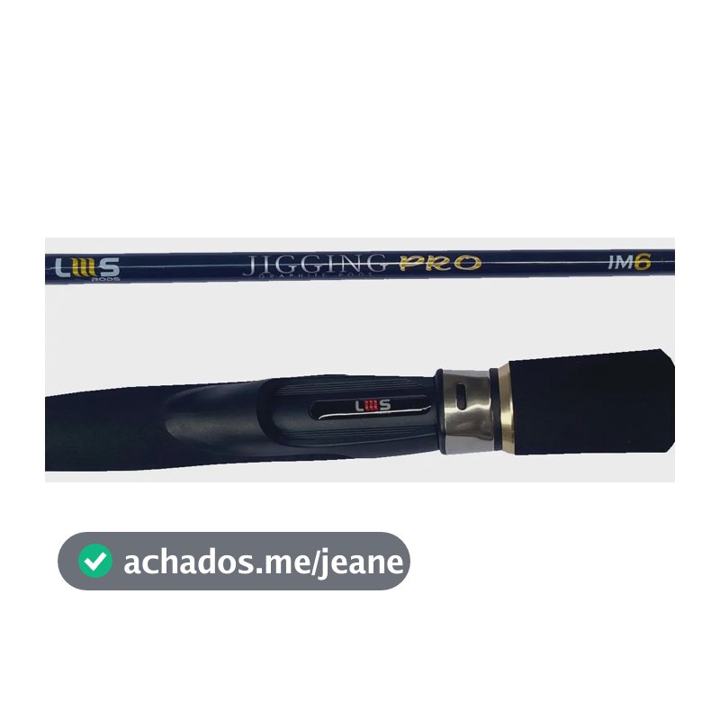 Vara Slow Jigging Lumis Mar Barco 6'3pés 20-40lb
