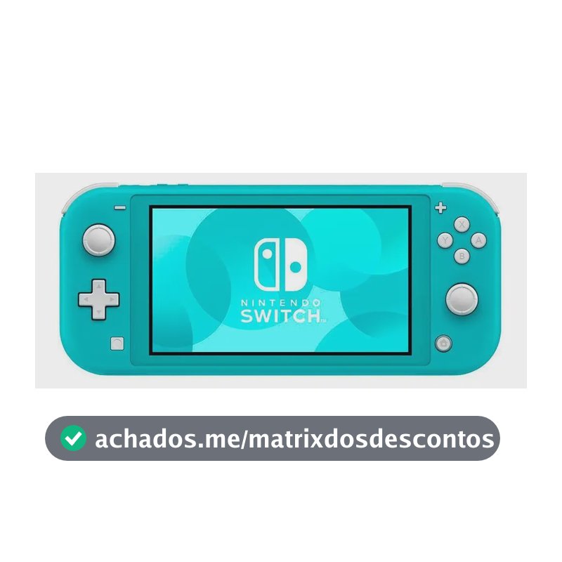Console Nintendo Switch Lite 32gb Azul Turquesa Tela 5,5'' Azul-turquesa