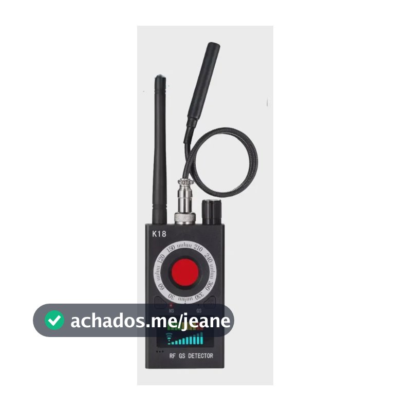 Detector Localizador Rastreador Cam Gps Vassourinha Preto