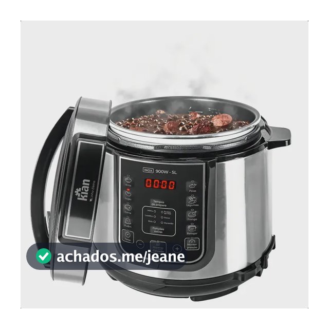 Panela De Pressão Elétrica 5 Litros Kian Ppe-101 Cor Inox