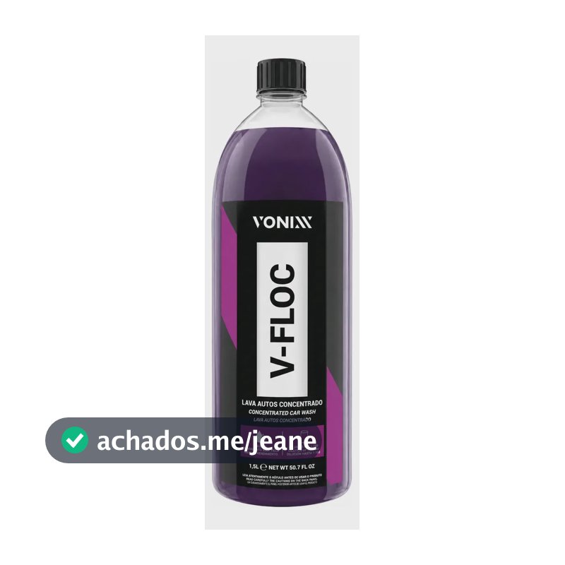 V-Floc Vonixx Shampoo Lava Autos Super Concentrado 1,5L